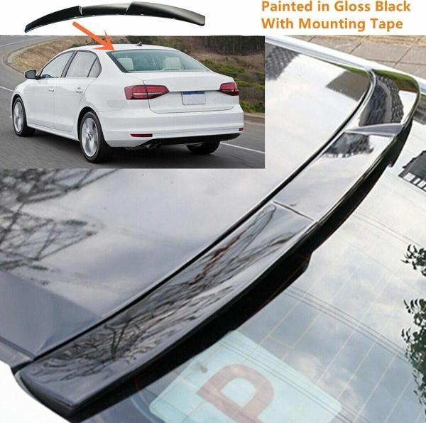 Vw Jetta Mk6 boyalı cam üstü spoiler (Pianoblack) 2012-2018 arası - Image 1