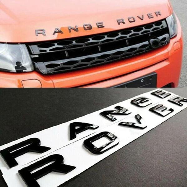 Range Rover Kaput veya Bagaj Yazısı Siyah Oem - Image 1