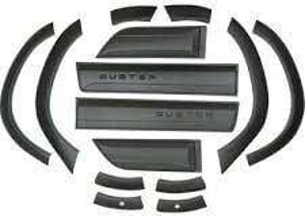 Dacia duster dodik ve kapı koruma çamurluk kaplama plastik 2010-2018 Arası modeller - Image 1