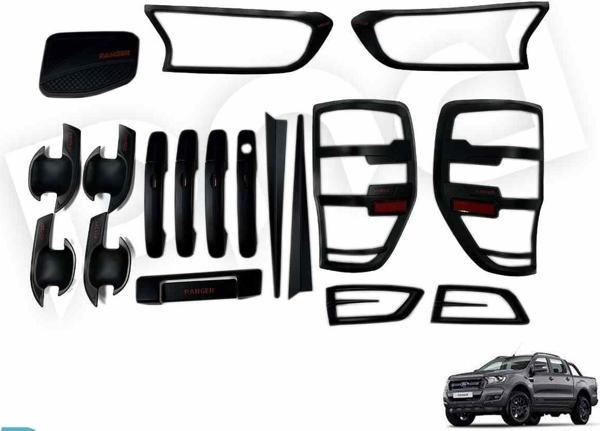 Ford Ranger Kaplama Seti Model 2 Siyah 2016+ sonrası - Image 1