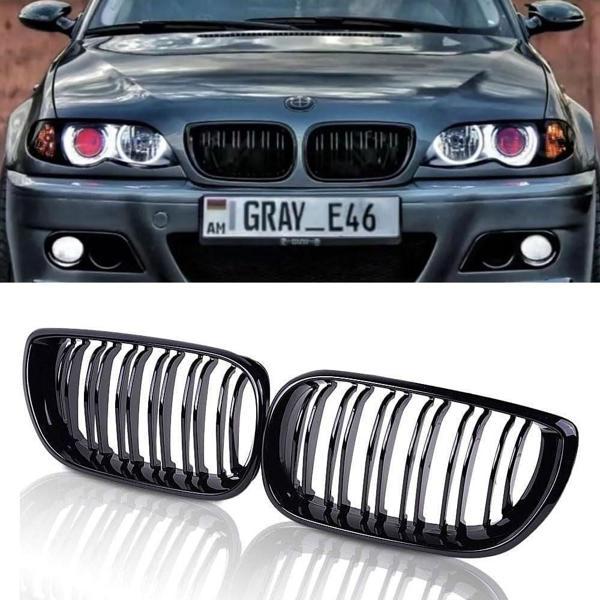 Bmw 3 serisi E46 4d ön panjur böbrek 2002-2004 Arası Uyumlu - Image 1