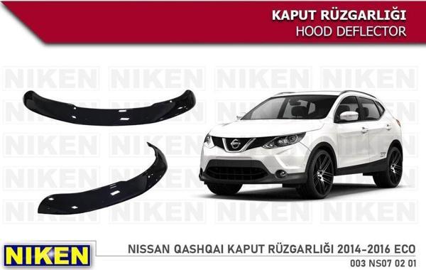 Nissan Qashqai Kaput Rüzgarlığı Koruyucu 2014-2016 arası - Image 1