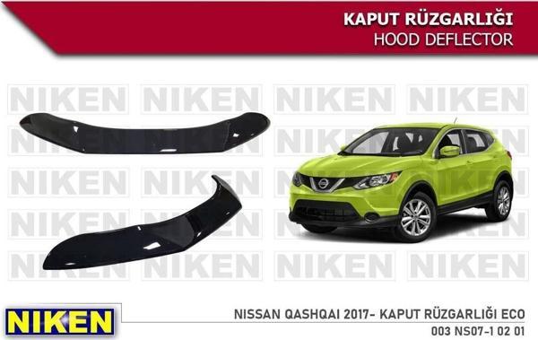 Nissan Qashqai Kaput Rüzgarlığı Koruyucu 2017 sonrası - Image 1