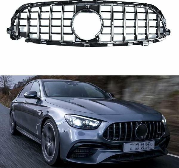 Mercedes w213 gtr ön panjur ızgara seti krom-siyah 2021 sonrası - Image 1