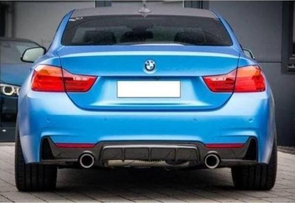 Bmw F32 arka tampon difüzörü 2 çıkış m-performance pianoblack 2012-2018 - Image 1