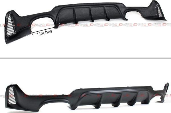 Bmw F32 arka tampon difüzörü 4 çıkış m-performance pianoblack 2012-2018 - Image 1