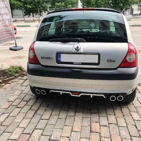 Renault Clio 2 uyumlu üniversal difüzör Gri 1999-2006 arası - Image 1