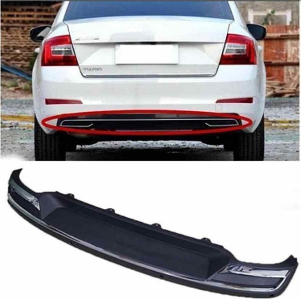 Skoda Octavia amg çift çıkış görünümlü difüzör 2013-2019 arası modeller - Image 1