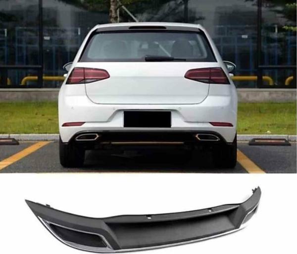 Vw Golf 7 çift Egzoz görünümlü (7,5 görünüm) difüzör 2012-2017 arası modeller - Image 1