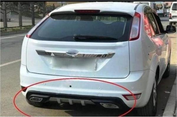 Ford Focus 2 sd/hb uyumlu üniversal difüzör Gri tüm modeller - Image 1