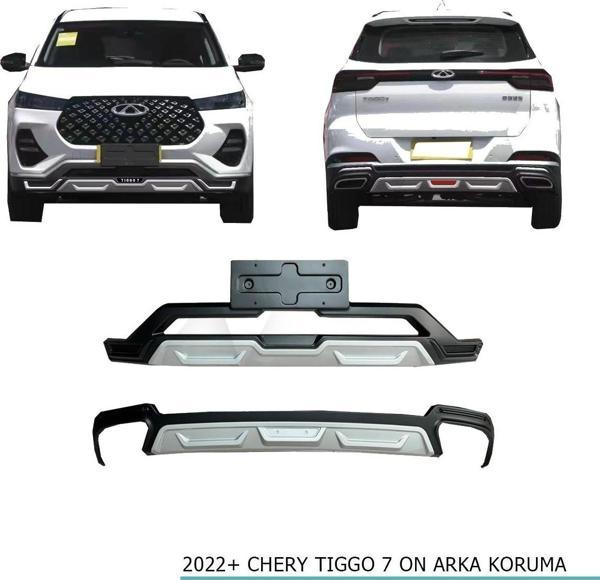 Cherry Tiggo 7 Ön-Arka Tampon Koruması  2022+ Sonrası Uyumlu - Image 1