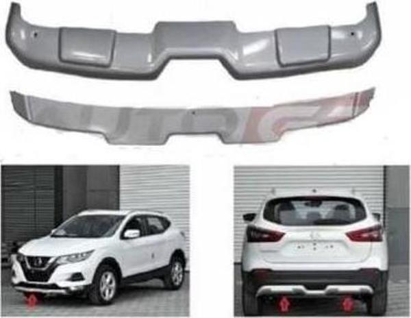 Nissan Qashqai ön arka tampon koruması difüzör 2018-2021 Arası - Image 1