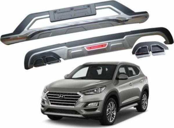 Hyundai tucson ön arka tampon koruması difüzör 2018-2021 - Image 1