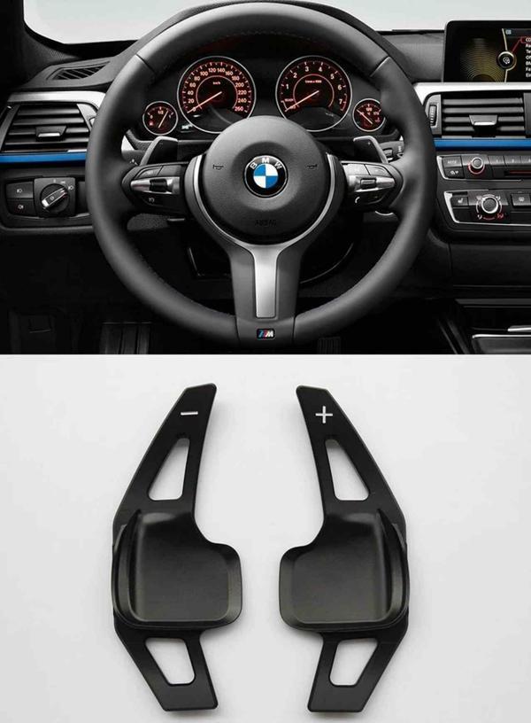 Bmw F30 M Direksiyon F1 Vites Kulakçık 2012-2019 arası Siyah - Image 1