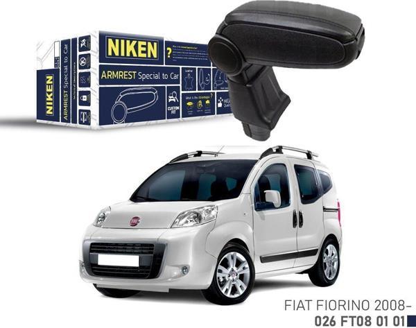 Niken Fiat Fıorıno 2008- Araca Özel Kol Dayama Siyah - Image 1