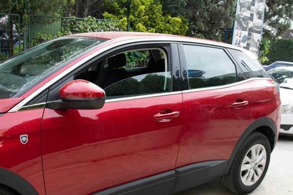 Peugeot 3008 Cam Çıtası Kromu 8 parça Nikelajı 2016 Sonrası - Image 1