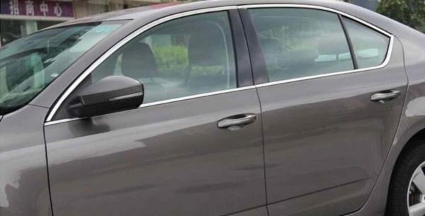 Skoda Octavia Cam Çerçevesi Kromu Komple Set 2013-2018  arası - Image 1