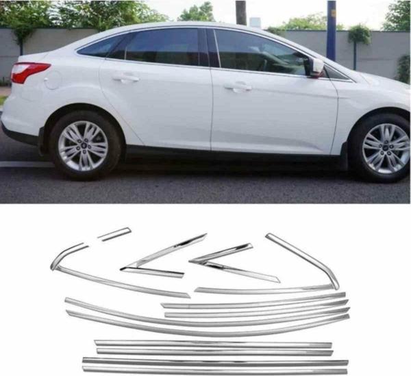 Ford Focus 4 Krom Cam Çerçeve Çıtası 2015-2019 arası - Image 1