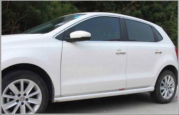 Vw Polo Cam Çerçevesi Çıtası Komple Set Krom 2009-2014 arası - Image 1