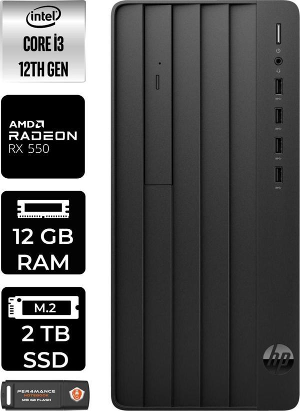 Hp Pro Tower 290 G9 E6D3A1Ea359 İ3 12100 12Gb Ram 2Tb Ssd Gt730 4Gb W11H Masaüstü Bilgisayar - Image 1