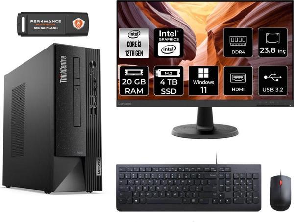 Lenovo Neo 50S Ae02Vtxs070 İ3 12100 20Gb Ram 4Tb Ssd 23.8" W11H Masaüstü Bilgisayar - Image 1