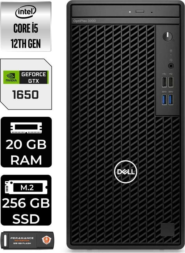 Dell Optıplex 7010 En010O7010616 İ5 13500 20Gb Ram 256Gb Ssd Gtx1650 Fdos Masaüstü Bilgisayar - Image 1
