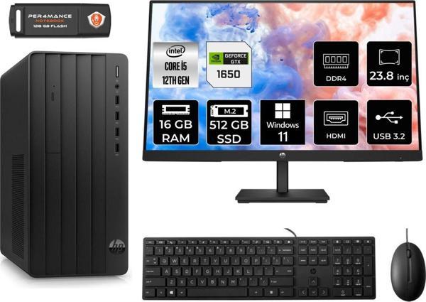 Hp Pro Tower 290 G9 Ae6D3A5Eas662 İ5 12500 16Gb Ram 512Gb Ssd Gtx1650 4Gb 23.8" W11H Masaüstü Pc - Image 1