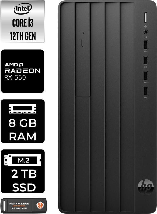 Hp Pro Tower 290 G9 E6D3A1Ea404 İ3 12100 8Gb Ram 2Tb Ssd Gt730 4Gb W11P Masaüstü Bilgisayar - Image 1