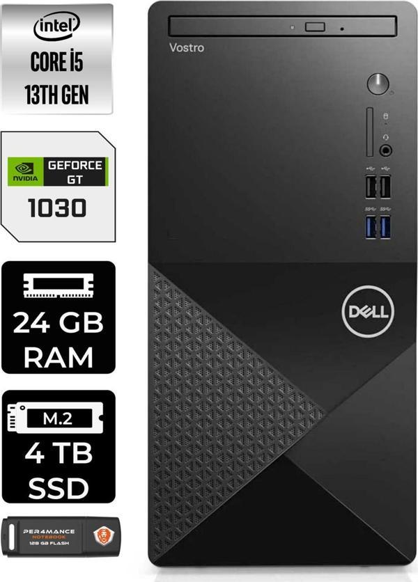 Dell Vostro 3020 En2054Vdt3020525 İ5 13400 24Gb Ram 4Tb Ssd Gt1030 W11H Masaüstü Bilgisayar - Image 1