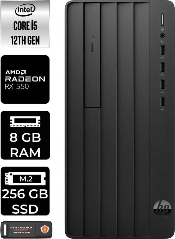 Hp Pro Tower 290 G9 E6D3A5Ea251 İ5 12500 8Gb Ram 256Gb Ssd Rx550 4Gb W11P Masaüstü Bilgisayar - Image 1