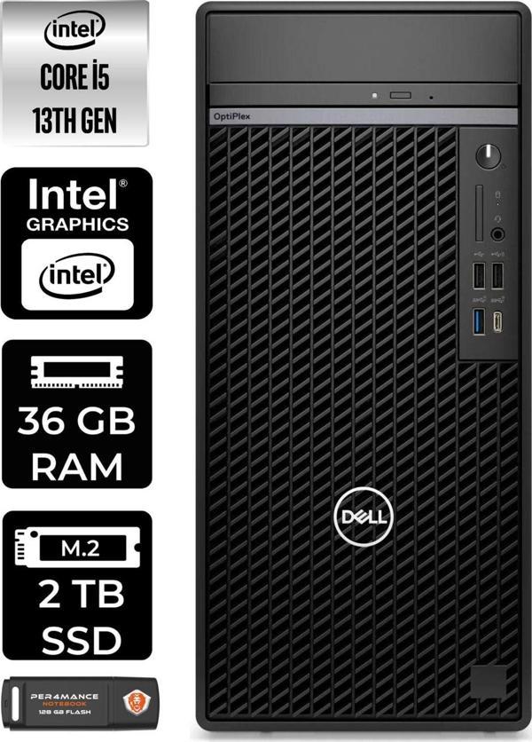 Dell Optıplex 7010 En010O7010034 İ5 13500 36Gb Ram 2Tb Ssd Fdos Masaüstü Bilgisayar - Image 1