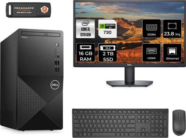 Dell Vostro 3020 Ae3020S314 İ5 13400 16Gb Ram 2Tb Ssd Gt730 4Gb 23.8" Fdos Masaüstü Bilgisayar - Image 1