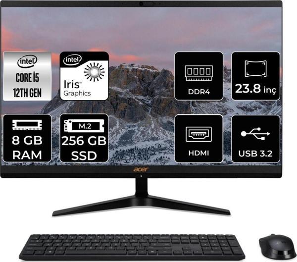 Hp Acer Aspire C24-1700 İ5 1235U 8Gb Ram 256Gb Ssd 23.8" Fhd Fdos All In One Pc Dq.Bjwem.006 - Image 1