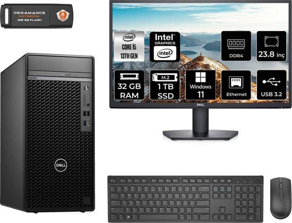 Dell Optılex 7010 Aeo7010S078 İ5 13500 32Gb Ram 1Tb Ssd 23.8" W11H Masaüstü Bilgisayar - Image 1