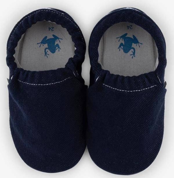 Hopfrög Recycled Canvas Hyper Eco Lacivert Barefoot Patik - Image 1