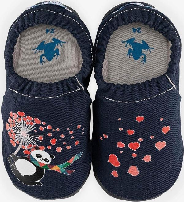 Hopfrög Flying Hearts Hyper Lacivert Barefoot Akıllı Patik - Image 1
