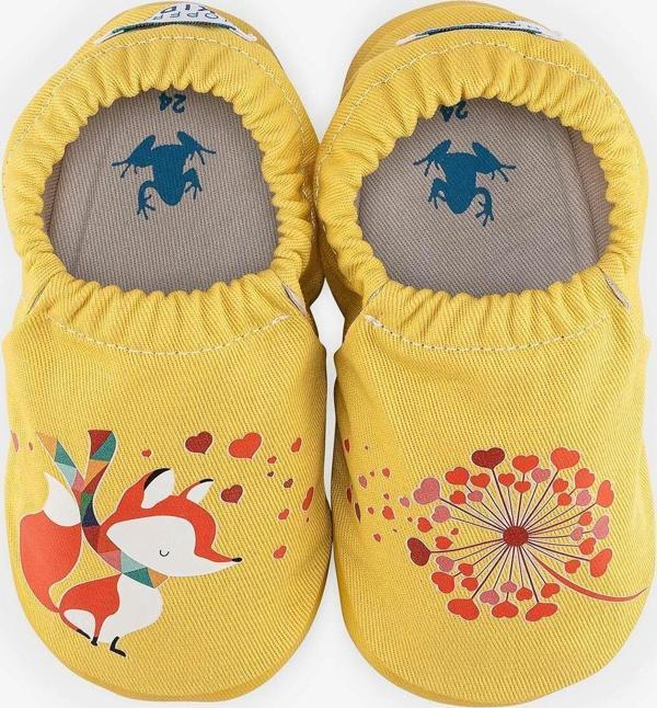 Hopfrög Dear Fox Hyper Kumsal Sarı Barefoot Akıllı Patik - Image 1