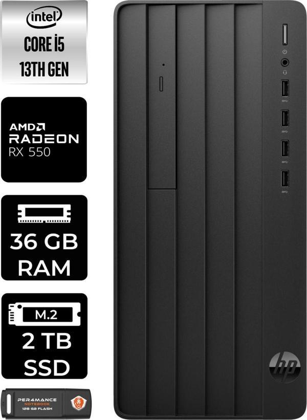 Hp Pro Tower 290 G9 E8T2W9Es234 İ5 13500 36Gb Ram 2Tb Ssd Rx550 4Gb W11H Masaüstü Bilgisayar - Image 1