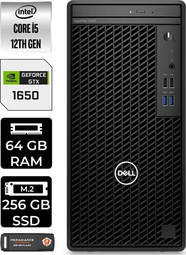 Dell Optıplex 7010 En010O7010696 İ5 13500 64Gb Ram 256Gb Ssd Gtx1650 W11H Masaüstü Bilgisayar - Image 1