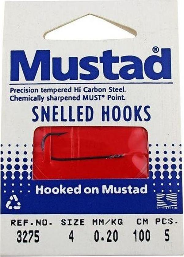 Mustad 3275 100 Cm 0,20 Mm No:4 5 Li Paket   - Image 1