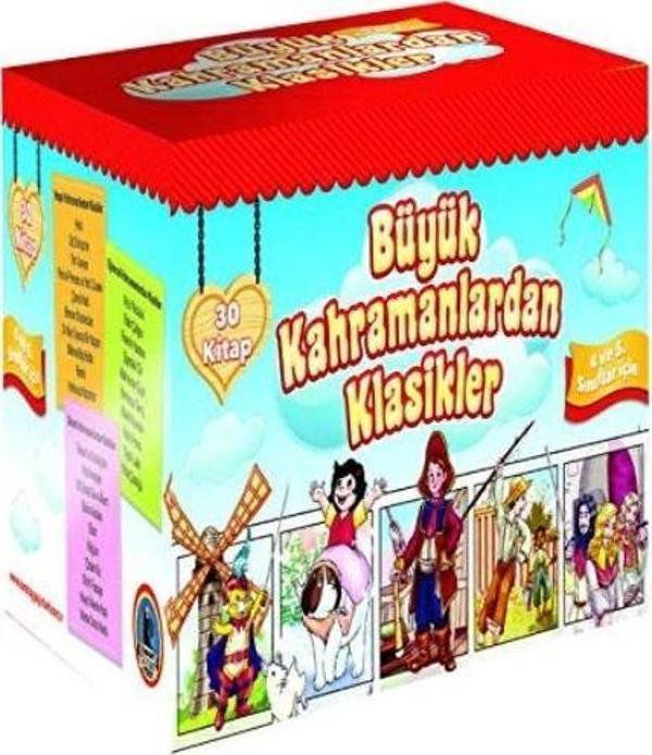 Büyük Kahramanlardan Klasikler (30 Kitap Takım) - Karatay Çocuk Yayınları - Image 1