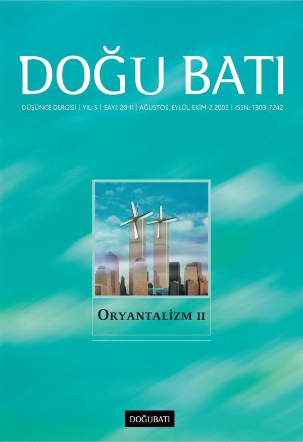 Doğu Batı Sayı 20: Oryantalizm - II - Doğu Batı Dergileri - Image 1
