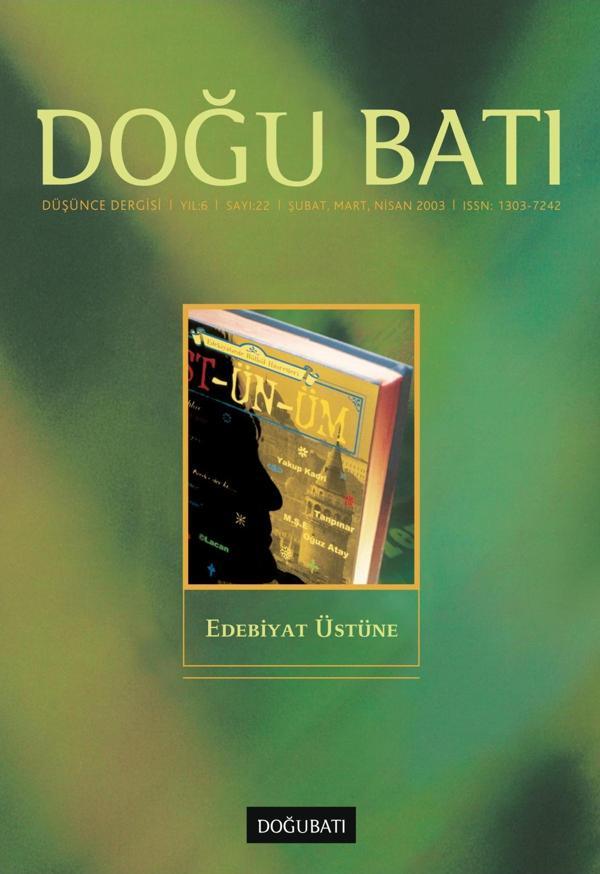 Doğu Batı Sayı 22: Edebiyat Üstüne - Doğu Batı Dergileri - Image 1