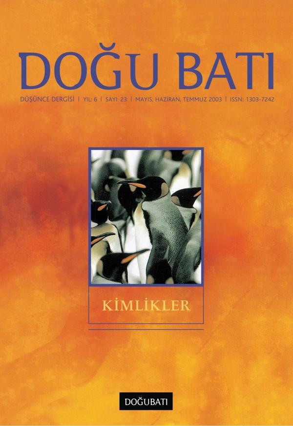 Doğu Batı Sayı 23: Kimlikler - Doğu Batı Dergileri - Image 1