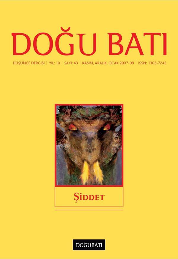 Doğu Batı Sayı 43: Şiddet - Doğu Batı Dergileri - Image 1