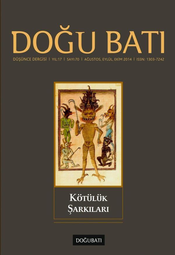 Doğu Batı Sayı 70: Kötülük Şarkıları - Doğu Batı Dergileri - Image 1