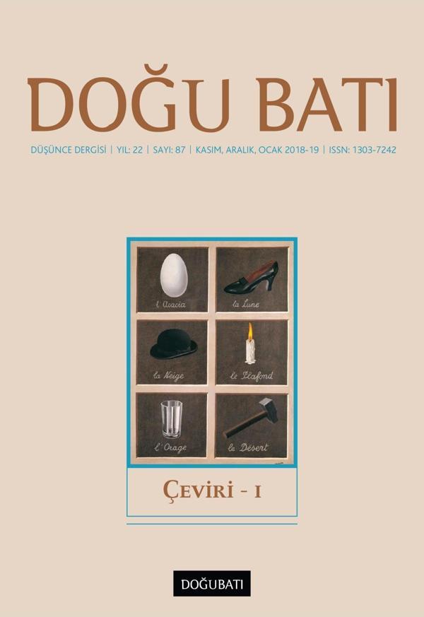 Doğu Batı Sayı 87: Çeviri - I - Doğu Batı Dergileri - Image 1