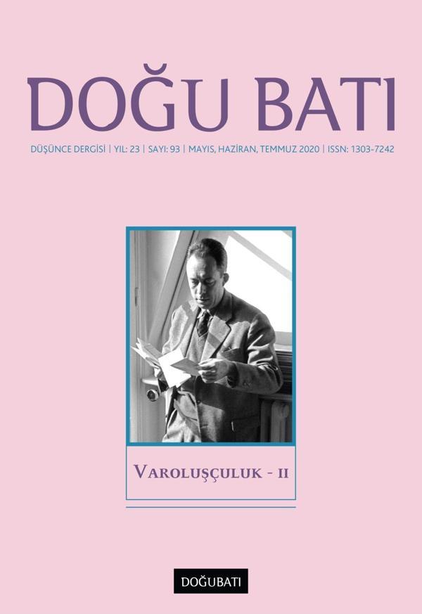 Doğu Batı Sayı 93: Varoluşçuluk - II - Doğu Batı Dergileri - Image 1