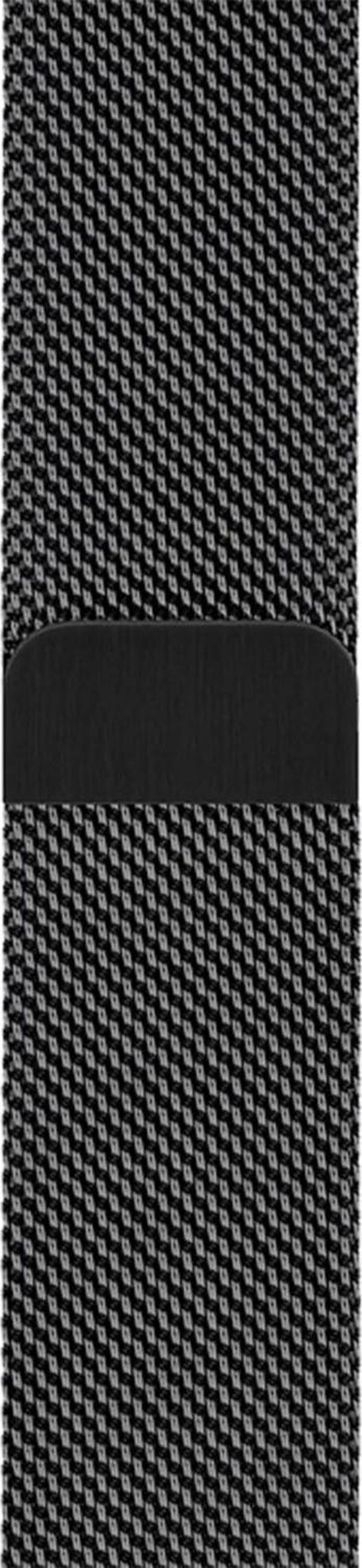 Winex 42-49mm Yeni Nesil Apple Uyumlu Akıllı Saat Kordonu Metal Siyah - Image 1