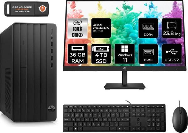 Hp Tower 290 G9 İ7 13700 36Gb Ram 4Tb Ssd Rx550/4Gb W11Home 8T2X2Es Masaüstü Pc & 23.8'' Monitör - Image 1
